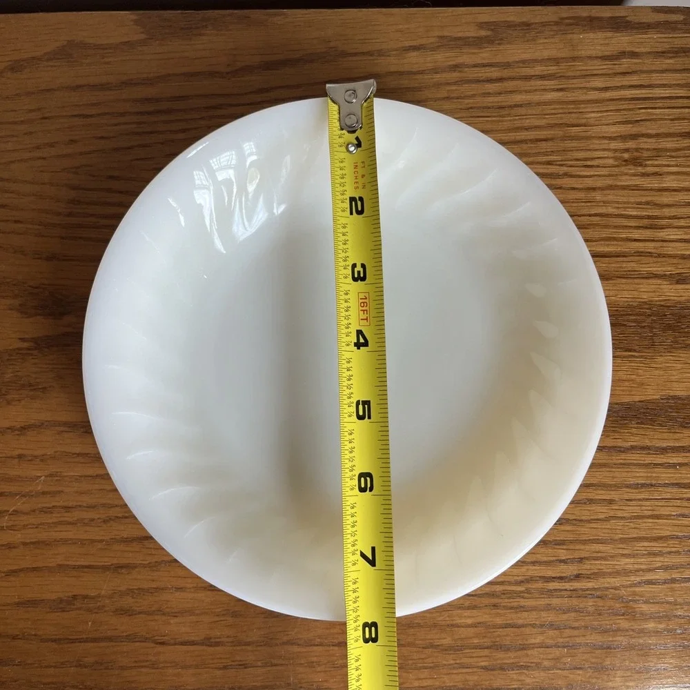 Vintage Anchor Hocking Fire King Dinnerware Swirl Bowl USA ~7.75